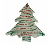 May This Christmas Be Filled With Joy Tree Design Hanging Plaque