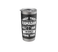 May This Ramadan All Your Wishes Come True Eid Mubarak Stainless Steel Insulated Tumbler