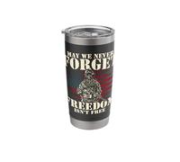 May We Never Forget Freedom Isn't Free - Memorial Day Stainless Steel Insulated Tumbler