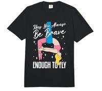 May You Always Be Brave Enough to Fly Aerial Hoop Aerialist Comfort Colors Adult Heavyweight T-Shirt