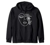 May You Have The Confidence Of A Mediocre White Man Zip Hoodie