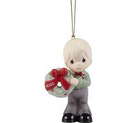 May Your Christmas Wishes Come True Dated Boy Hanging Ornament