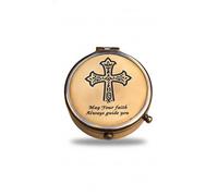 May Your Faith Always Guide You and Cross Engraved On Working Compass, Confirmation Gift Ideas, Baptism Gifts, Birthday, get Well Soon, Graduation Gifts