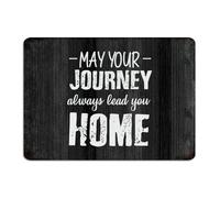 May Your Journey Always Lead You Home Customized Metal Signs Retro Dorm Wall Art Plaques Wall Decor Aluminum Tin Signs for Gate Office Business 10x14 Inch