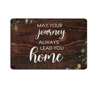 May Your Journey Always Lead You Home Metal Sign 12x18 Inch Farmhouse Garage Kitchen Fence Wall Decorations Metal Plaque Wall Art Plaques for Indoor