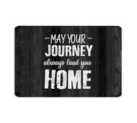 May Your Journey Always Lead You Home Rustic Metal Signs Outdoor Vintage House Wall Art Plaques Home Décor Metal Plaque for Dining Room Men Coffee Bar 8x12 Inch