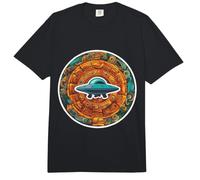 Maya Calendar Ancient Alien Aztec UFO Comfort Colors Adult Heavyweight T-Shirt