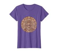 Maya Calendar Inca Aztec Culture Mask Aztec Warrior T-Shirt