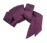 Maya Deluxe Womens Sash Belt Ladies Satin Sash Tie Ribbon Bow Accessory for Bridesmaids Bridal Wedding Prom Evening Occasion Berry L-XL
