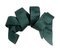 Maya Deluxe Women's Belt Ladies Satin Sash Waist Tie Ribbon Bow Accessory for Bridesmaids Bridal Wedding Prom Evening Occasion, Emerald Green, S-M