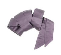 Maya Deluxe Women's Belt Ladies Satin Sash Waist Tie Ribbon Bow Accessory for Bridesmaids Bridal Wedding Prom Evening Occasion, Moody Lilac, L-XL