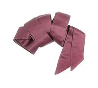 Maya Deluxe Womens Sash Belt Ladies Satin Sash Tie Ribbon Bow Accessory for Bridesmaids Bridal Wedding Prom Evening Occasion Desert Rose L-XL