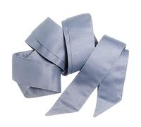 Maya Deluxe Women's Belt Ladies Satin Sash Waist Tie Ribbon Bow Accessory for Bridesmaids Bridal Wedding Prom Evening Occasion, Dusty Blue, S-M