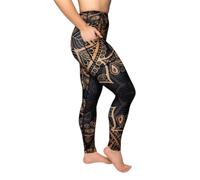 Maya Freya Ultra-Soft High-Waisted Leggings - Squat Proof, Non-Slip Fit, with Pockets - Stretchy Activewear Tights for Gym, Yoga, and Everyday Wear - Premium Fit for All Women - XS-3XL