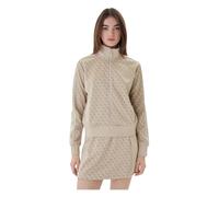 Maya Fullzip Sweatshirt - female - Guess - Zip-throughs - Beige - XS - Sweatshirts & Hoodies XS