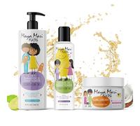 MAYA MARI Curly Hair Gift Set for Kids 2 in 1 Shampoo and Conditioner Curling Cream Detangling Tear-free Sulfate Free