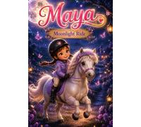 Maya Moonlight Ride: Cute Horse Lined Notebook for Girls Wide Ruled | Perfect for School, Journaling & Notes