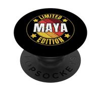 Maya Name Limited Edition Personalized Birthday Retro PopSockets Adhesive PopGrip