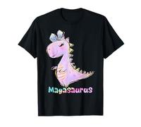 Maya Name Shirt Girl Dinosaur Birthday Party Kids Mayasaurus T-Shirt