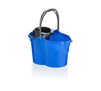 Maya Professional Tools 09050-AZ Oval Bucket with Strainer, 15 Litres, Blue