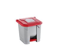 Maya Professional Tools 09104 Pedal Bin and Inner Bucket, 30 Litre, Red