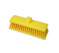 Maya Professional Tools 15011-4 Blunt Soft Fibre Scrubbing Brush, 8.85" x 2.36", 225 mm x 60 mm, YellowFBK/Food Safety