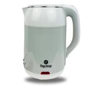 Maya Range 1.8L Cordless Electric Kettle, 2200W Fast Boil with Anti-Scale Filter, Push and Pull Lid, Stainless Steel Interior, Auto Shut Off Safety and Boil Dry Protection (Light Gery)