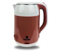 Maya Range 1.8L Cordless Electric Kettle, 2200W Fast Boil with Anti-Scale Filter, Push and Pull Lid, Stainless Steel Interior, Auto Shut Off Safety and Boil Dry Protection (Light Cocoa)