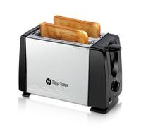 Maya Range 2 Slice Toaster Metal Wall Body 6 Browning levels Control with Auto Pop-up and Cancel Option Removable Crumb Tray 650W Matt & Gloss Finish (Silver)