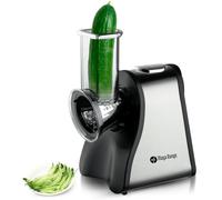 Maya Range 4 in 1 Electric Salad Maker, Multi Grater, Fruit Cutter, Vegetable Slicer, Shredder, Food Processor, Stainless Steel Body with 4 Cone Stainless Steel Blades Set BPA-Free