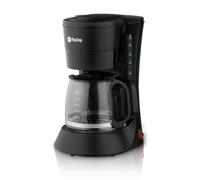 MAYA RANGE 600ml Filter Coffee Machine, 6 Cup, 1000W Coffee Maker for Instant Coffee, Espresso, Macchiato & More, Boil-Dry Protection, Anti-Drip Function, Automatic Turn-Off Feature, Black