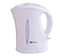 Maya Range Cordless Electric Kettle 1.7 Litre 2200W Plastic BPA Free Boil Dry Protection & Auto Shut Off With Safety Locking Lid, Wide Easy Fill Opening, Power Indicator Light (White)