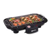 Maya Range Electric BBQ Grill 2000W Indoor Outdoor Portable Tabletop Barbecue, Non-stick Grilling Surface, Temperature Control 3 Adjustable Heights With Drip Tray Easy Clean