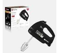 Maya Range Hand Mixer, Electric Cake Whisk Food Mixer for Baking Self-Control/Turbo Boost 7-Speed, 4 Stainless Steel Accessory Food Beater for Cake Bread (Black)