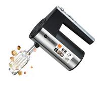Maya Range Hand Mixer, Electric Cake Whisk, Turbo Boost, 5 Speeds, Stainless Steel Body, Ejection Button Kneaders and Beaters for Baking & Cooking Durability and Strength, 450W