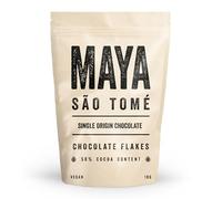 Maya, Sao Tome 58% Cocoa Milk Hot Drinking Chocolate Flakes, Luxury Single Origin Drink (1kg)