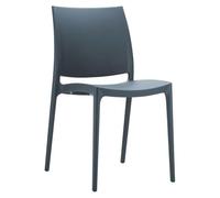 Maya Side Chair, Dark Grey (Pack 2)
