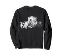 Maya Site Tulum Mexico Vintage Ruins Caribbean Riviera Maya Sweatshirt