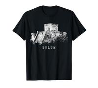 Maya Site Tulum Mexico Vintage Ruins Caribbean Riviera Maya T-Shirt