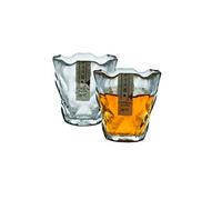 Maya Star 2 PCS Japanese Edo Hammered Tea Cup Glass Cup Japanese Tea Ceremony Tea Ware