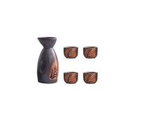 Maya Star Japanese Sake Set Sake Cup Set Traditional Hand Painted Design Porcelain Pottery Ceramic Wine Glasses - A07