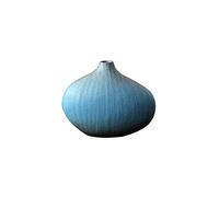 Maya Star Japanese-Style Ceramic Vases, Flower Arrangement Container, Ikebana Crafts Ornaments - Blue