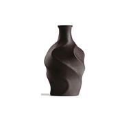 Maya Star Japanese-Style Ceramic Vases, Flower Arrangement Container, Ikebana Crafts Ornaments - Dark brown 4