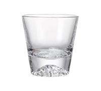 Maya Star Transparency Japanese Style Whisky Glass, Often for Scotch, Brandy and Whiskey, Also for Cocktails and Beer - Mount Fuji Three Dimensional Mug Dottom A1