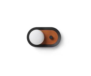 MAYA Wall Lamp Terracotta/ Matt Black