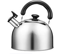 MAYABI Stove Top Whistling Tea Kettle, 304 Stainless Steel Whistle Kettle 3L Kettle Open Flame Induction Cooker Universal
