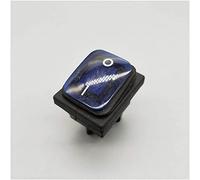 MAYABI Toggle on-off,Switch,Rocker Switch KCD4 20A/250V 4 Pin DPST IP67 Sealed Waterproof Rocker Switch with LED 12V 24V 110V 220V 30x22 (Color : Red, Size : 6 Pin) (Color : Beige, Size : 4 Pin)