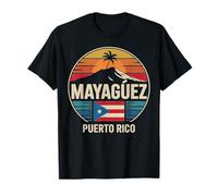 Mayagüez Puerto Rico Palm Tree Travel Design T-Shirt