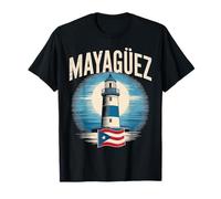 Mayagüez Puerto Rico Palm Tree Travel Design T-Shirt