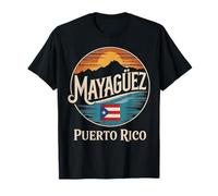 Mayagüez Puerto Rico Palm Tree Travel Design T-Shirt
